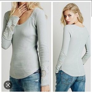 Free People Lovely Lady Thermal Top